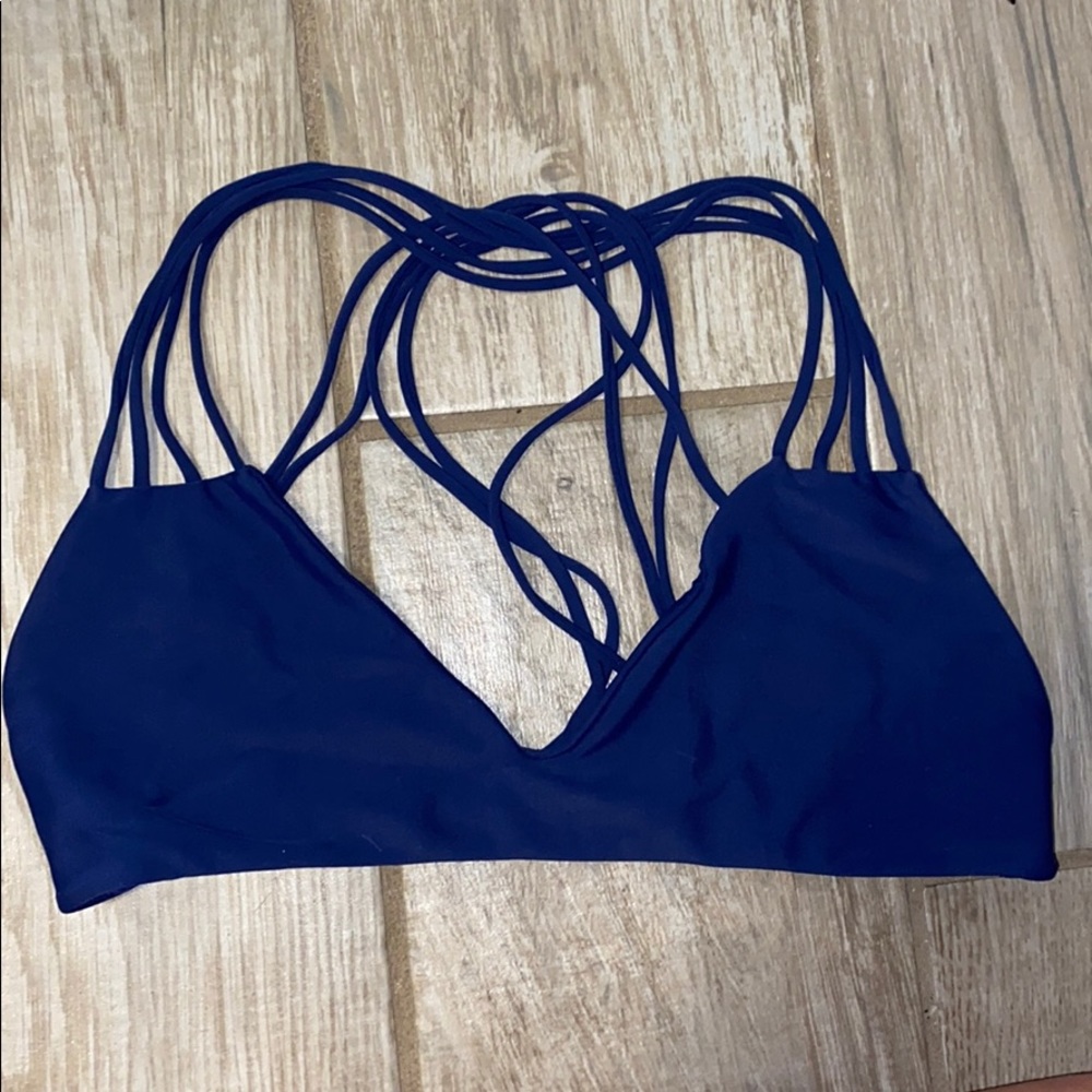 Mikoh Blue Bikini Top